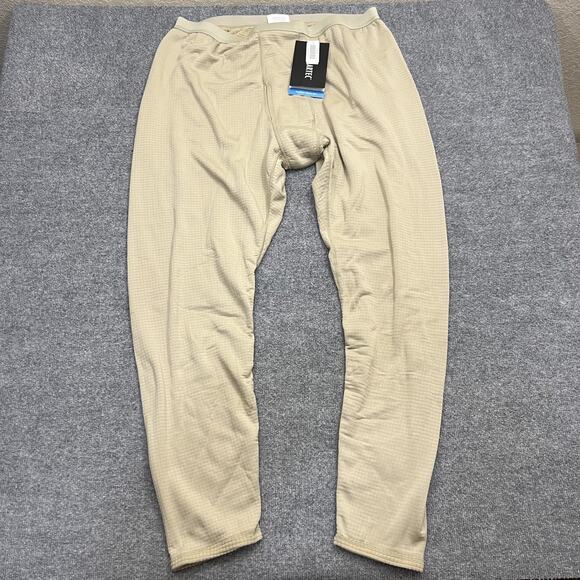 Polartec ECWCS Pants Mens 2XL Long Tan Midweight Cold Weather Gen III Thermal - Picture 2 of 12